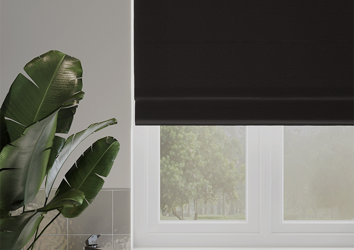 Lucerne Faux Silk, Shadow Grey - Roman Blind - Image 5